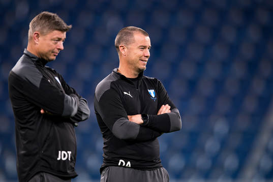Jon Dahl Tomasson, head coach and Daniel Andersson, head of