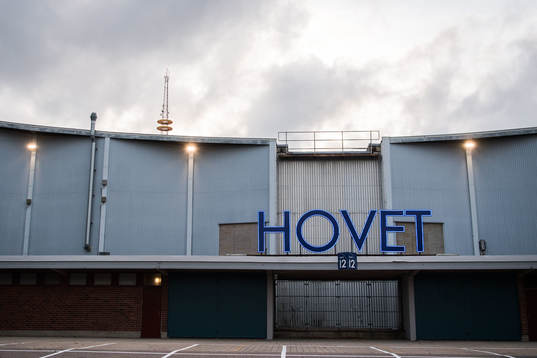 Hovet innan ishockeymatchen i SDHL mellan Djurgården och