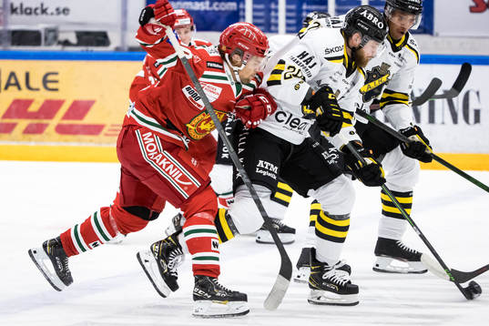 Moras Isak Grarfve och AIKs Sam Marklund