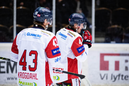 Västerviks Max Krogdahl och Martin Fransson deppar