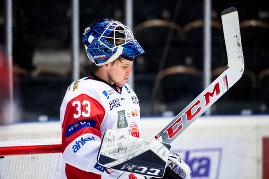Västerviks målvakt Henrik Lundberg