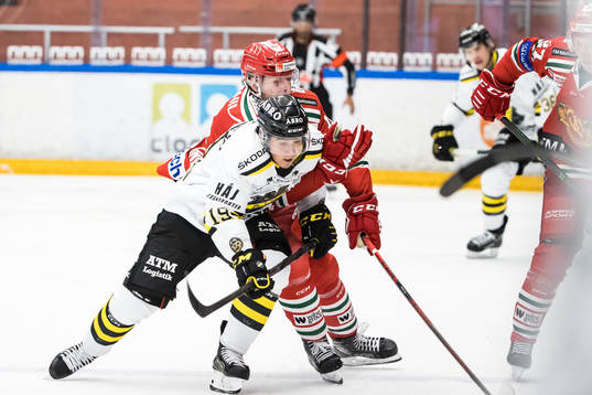AIKs Lucas Carlsson och Moras Gustav Berglund