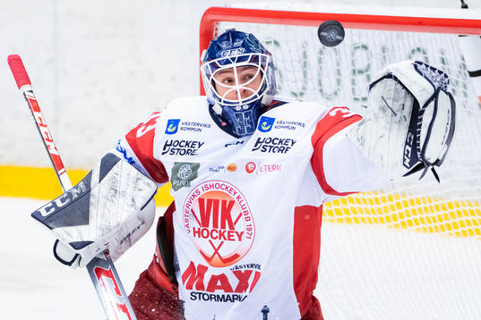 Västerviks målvakt Henrik Lundberg