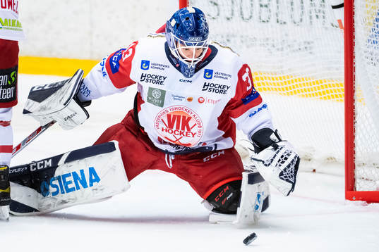 Västerviks målvakt Henrik Lundberg