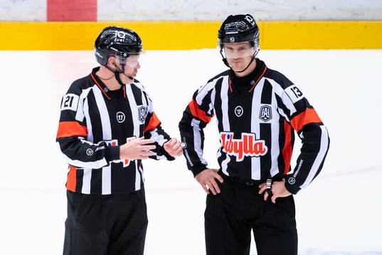 Domare Anders Sandahl och Stefan Johansson