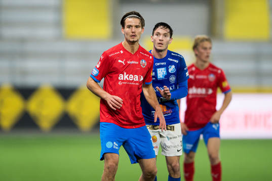 Helsingborgs Wilhelm Loeper och Norrbys Luis Argudo