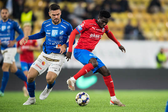 Norrbys Ivo Dominik Pekalski och Helsingborgs Benjamin