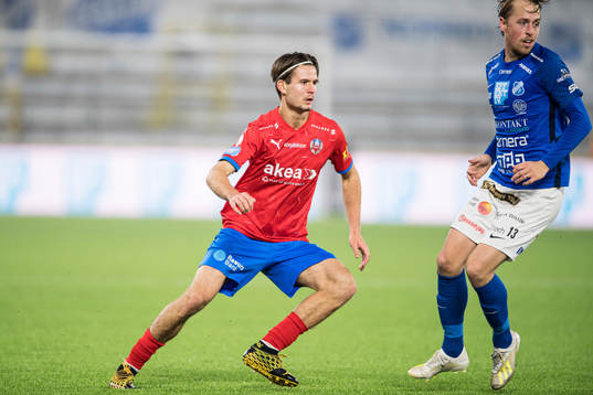 Helsingborgs Wilhelm Loeper och Norrbys Robin Strömberg