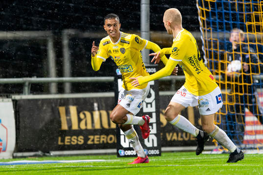 Falkenbergs Oliver Hintsa jublar
