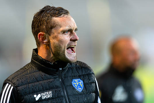 Falkenbergs tränare Tobias Tuvesson