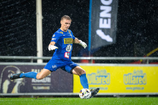 Landskronas målvakt Svante Hildeman