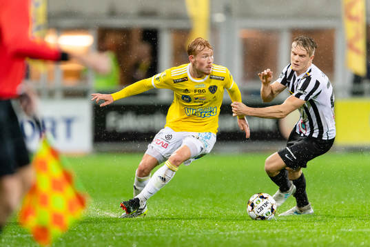 Falkenbergs Linus Borgström och Landskronas Jacob Blixt