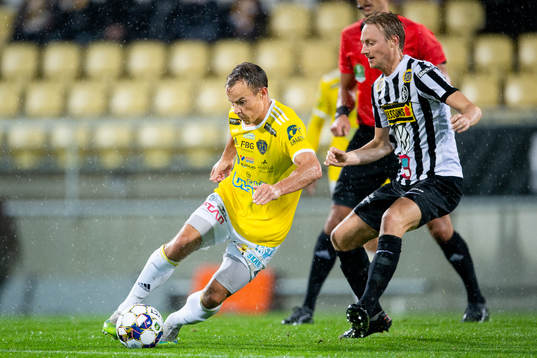 Falkenbergs Anton Wede och Landskronas Måns Ekvall