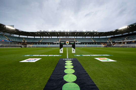 Gamla Ullevi innan fotbollsmatchen i Superettan mellan GAIS