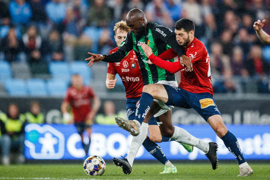 GAIS Boris Lumbana och Örgrytes Anel Rashkaj