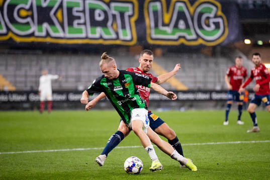 GAIS Jonas Lindberg och Örgrytes Jonathan Azulay