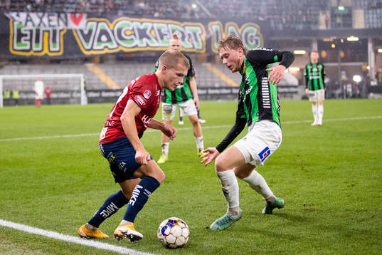 Örgrytes Hampus Dahlqvist och GAIS Adam Egnell