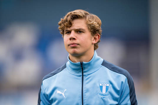 Goalkeeper Melker Ellborg of Malmö FF