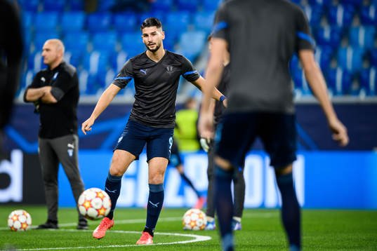 Antonio Colak of Malmö FF prior to the UEFA Champions