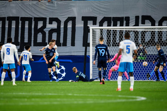Claudinho of Zenit scores 1-0