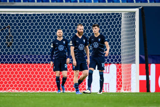 Lasse Nielsen, Jo Inge Berget and Martin Olsson of Malmö