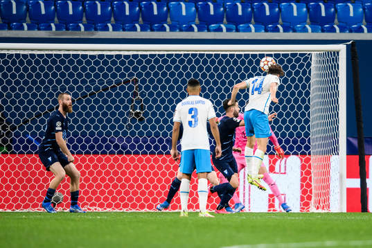 Daler Kuzyaev of Zenit scores 2-0