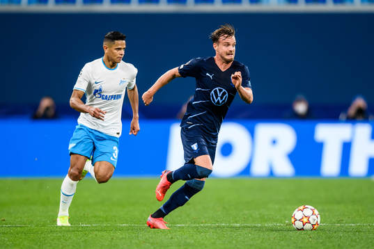 during the UEFA Champions League football match between