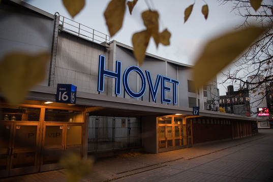 Hovet innan ishockeymatchen i SDHL mellan Djurgården och