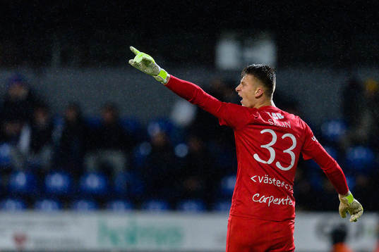 Västerås målvakt Sebastian Selin