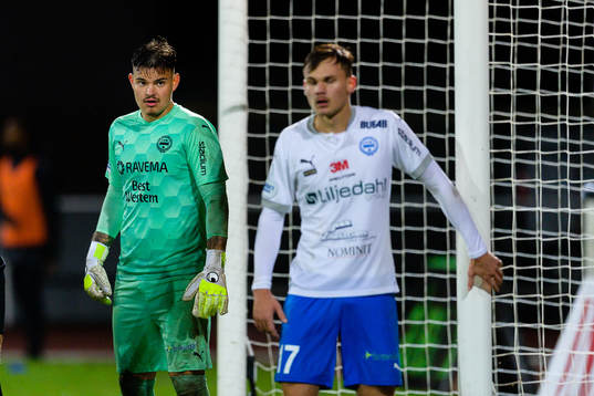 Värnamos målvakt Filip Eriksson