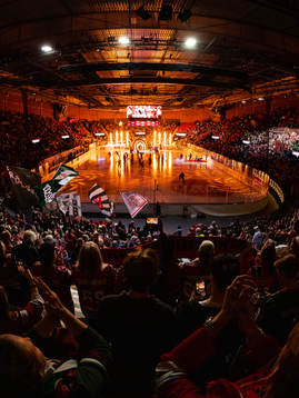 Frölundas intro innan ishockeymatchen i SHL mellan