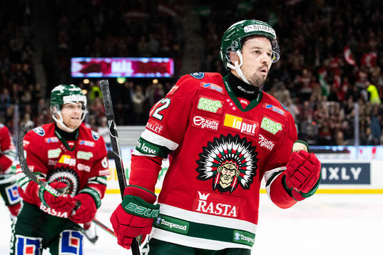 Frölundas Patrik Carlsson jublar
