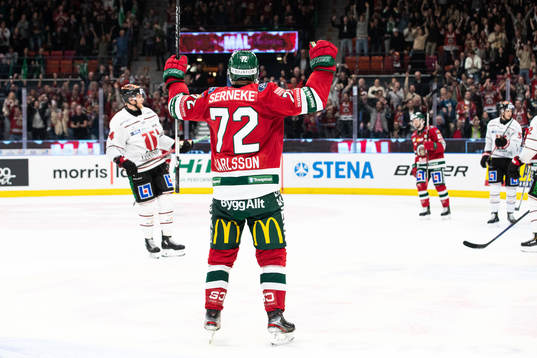 Frölundas Patrik Carlsson jublar