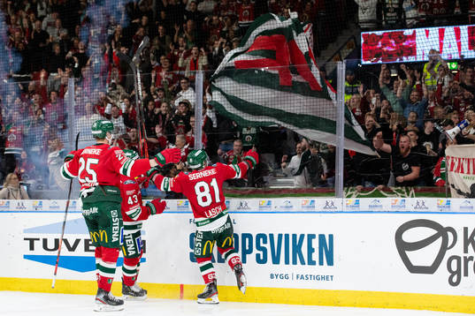 Frölundas Ryan Lasch jublar