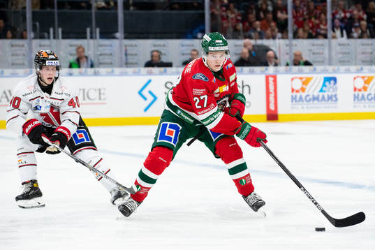 Örebros Elias Ekström och Frölundas Teodor Niederbach