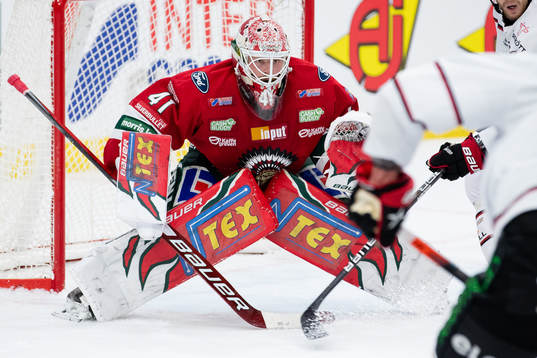 Frölundas målvakt Niklas Rubin
