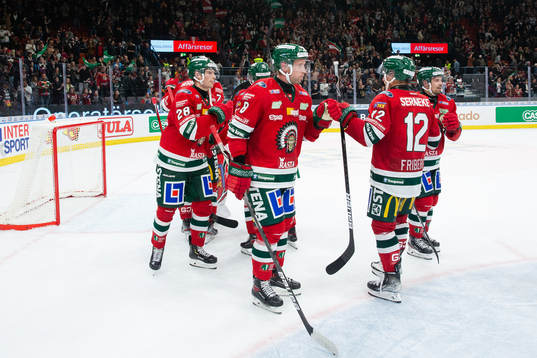 Frölundas Viktor Ekbom och Max Friberg