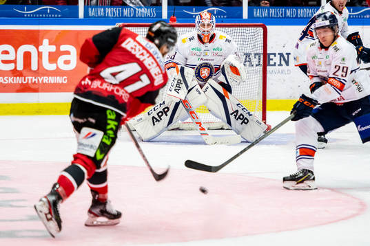 Växjös målvakt Janis Kalnins
