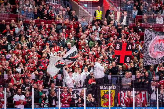 Malmö Redhawks supportrar