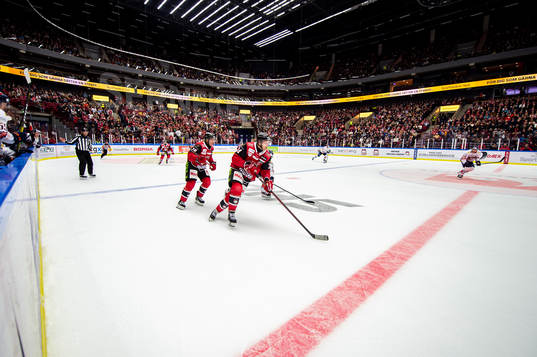 Malmö Redhawks Marcus Sylvegård och Carl Söderberg