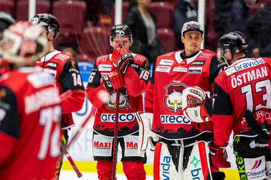 Malmö Redhawks Matias Lassen deppar