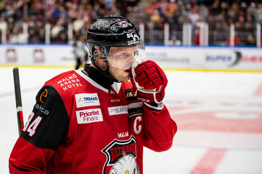 Malmö Redhawks Carl Söderberg deppar
