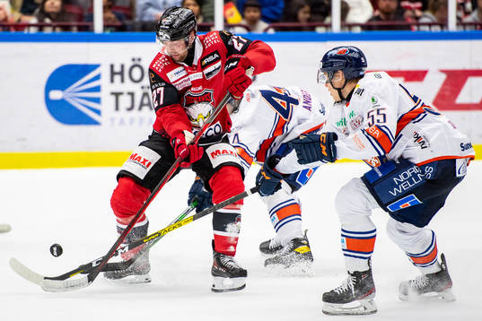 Malmö Redhawks Ponthus Westerholm och Växjös Miika