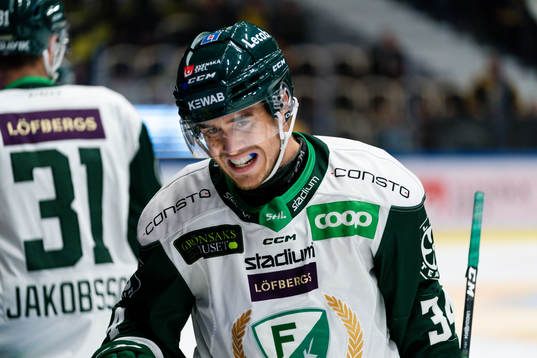 Färjestads Michael Lindqvist deppar