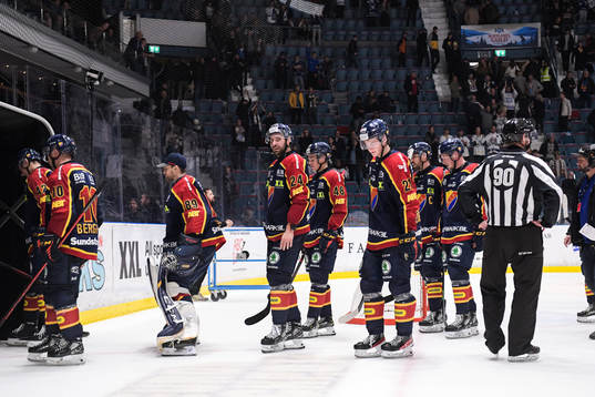 Djurgårdens spelare deppar