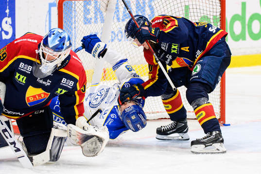 Leksands Emil Heineman och Djurgårdens Marcus Sörensen