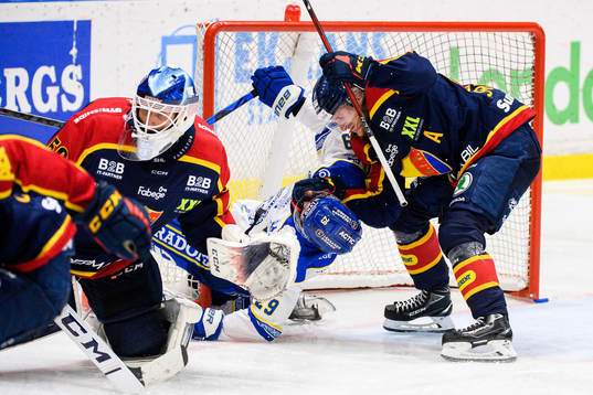 Leksands Emil Heineman och Djurgårdens Marcus Sörensen