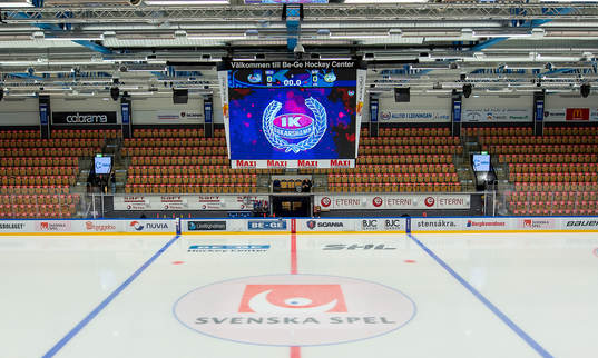 Mediakuben och Svenska Spels logotyp