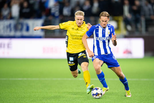 Elfsborgs Jeppe Møldrup Okkels och IFK Göteborgs Oscar