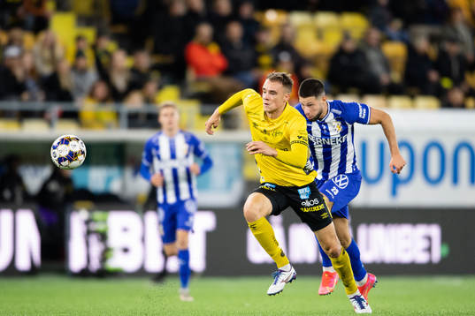 Elfsborgs Leo Väisänen och IFK Göteborgs Kevin Yakob